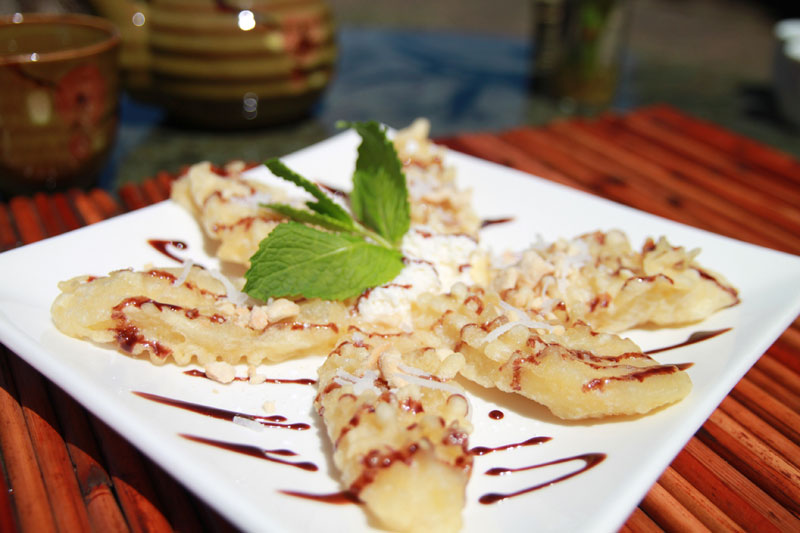 Tempura Bananas photo by Crystal Ricotta